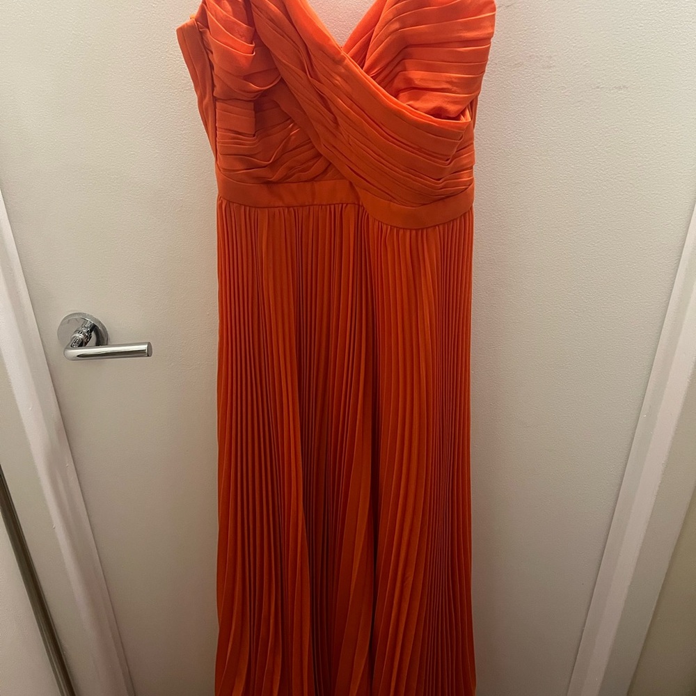 Elegant Fame + Partners Pleated Dress